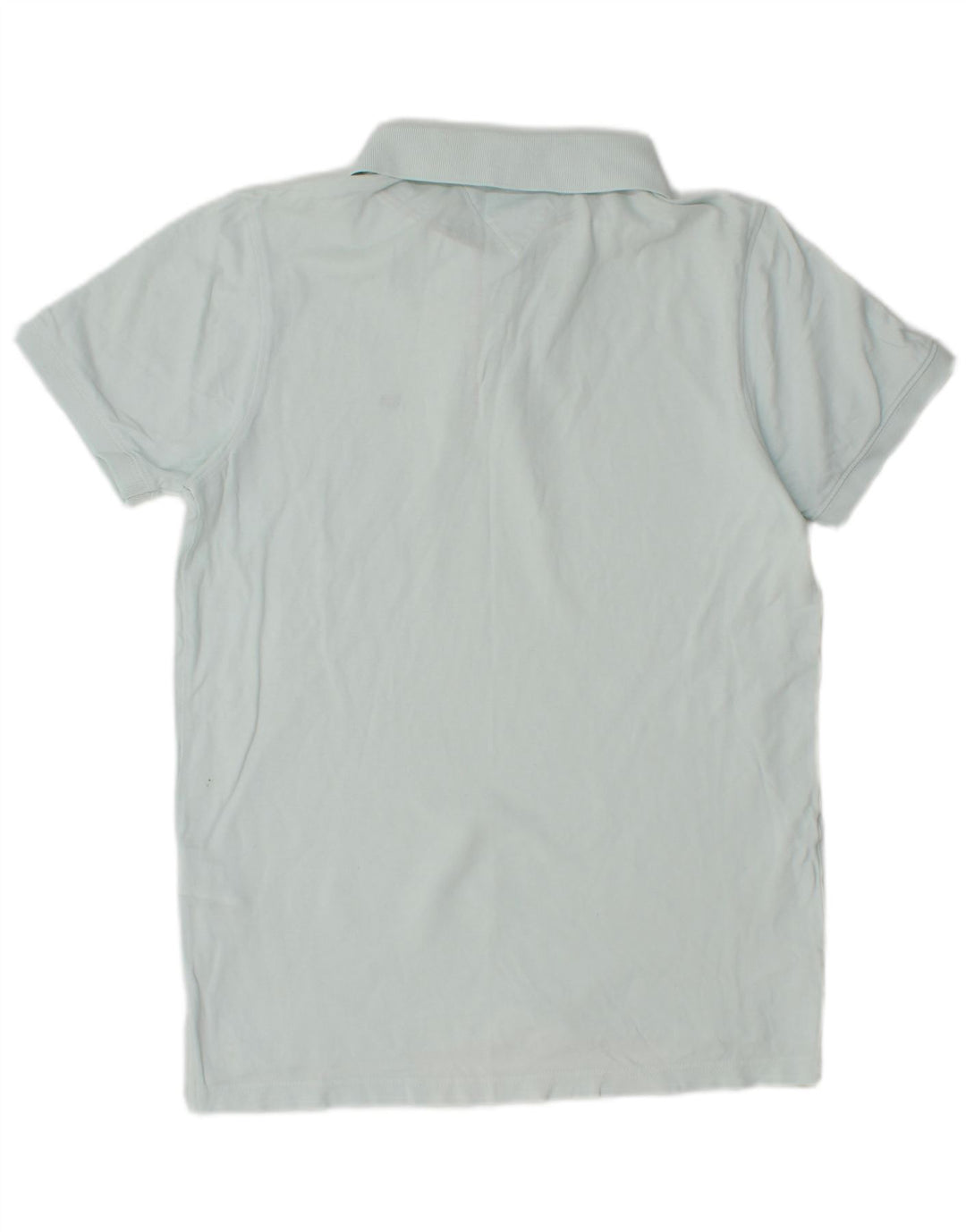 Camisa polo masculina TOMMY HILFIGER algodão azul médio