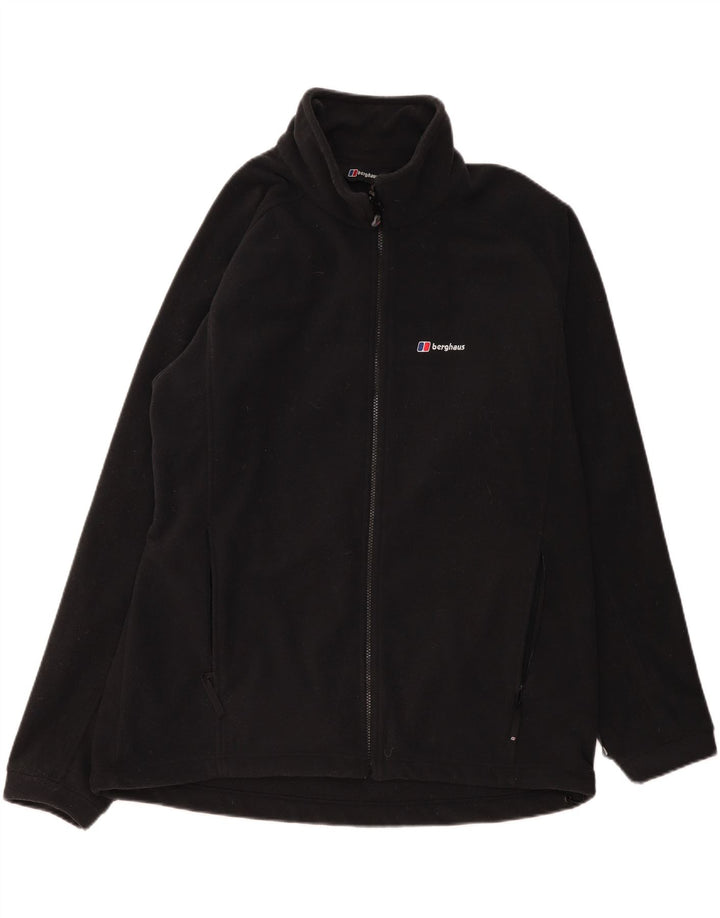 Jaqueta de lã masculina Berghaus UK 44 2XL poliéster preto