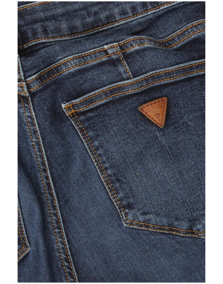 Guess Jeans Slim Feminino W26 L26 Azul Marinho