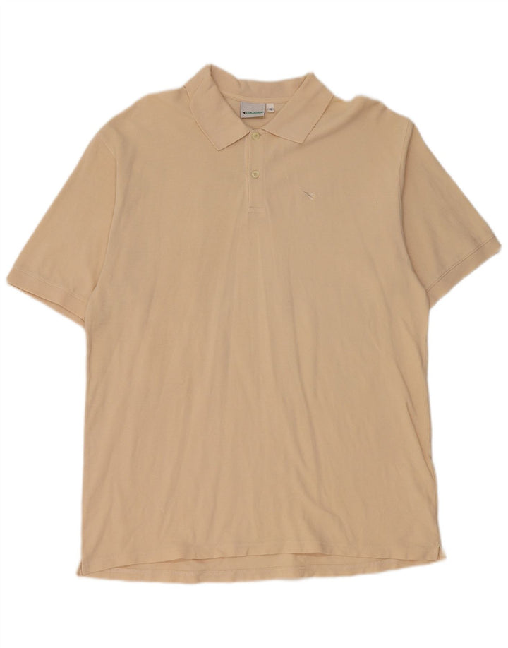 Camisa polo masculina DIADORA XL algodão bege