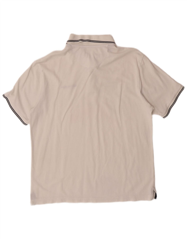 Camisa polo masculina CHAMPION médio branco