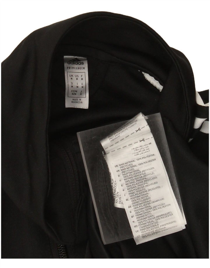 Adidas Mens Aeroready Graphic Tracksuit Top Jaqueta Médio Preto Poliéster