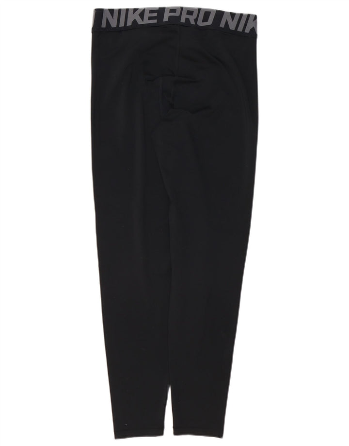 Leggings femininas Nike Dri Fit Graphic UK 12 médio preto poliéster