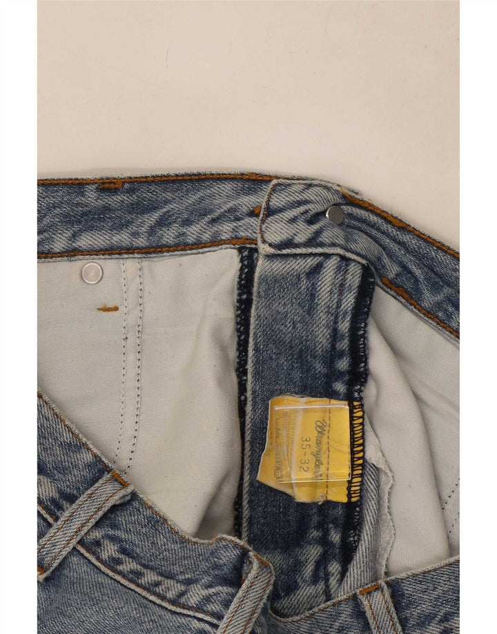 Wrangler Masculino Texas Straight Jeans W35 L32 Azul Algodão