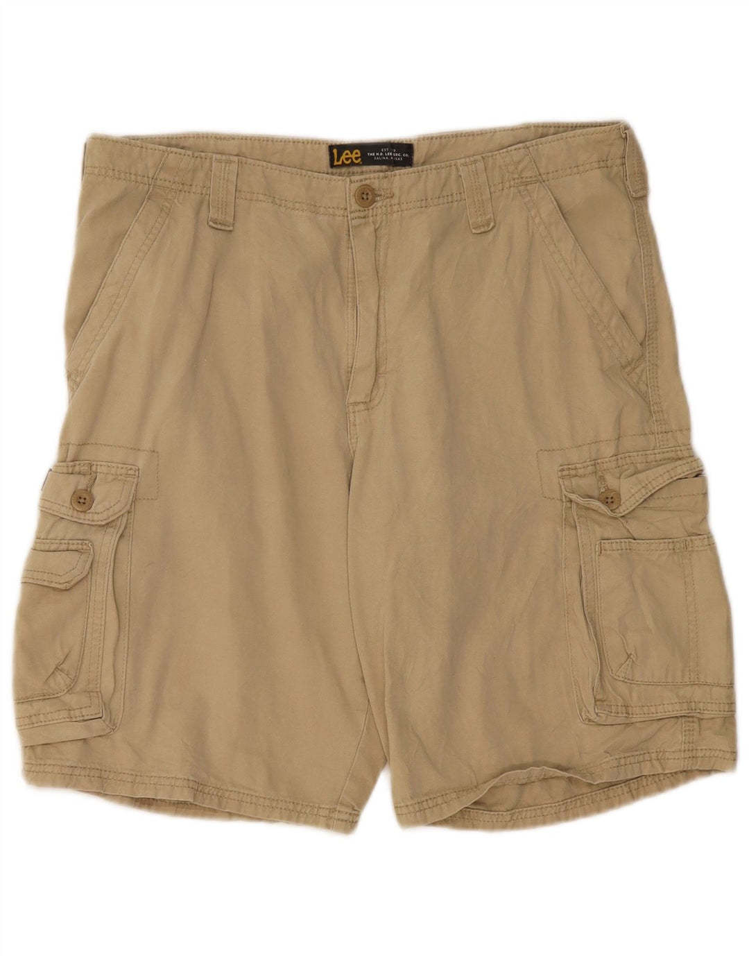 LEE Mens Cargo Shorts W36 Grande Bege
