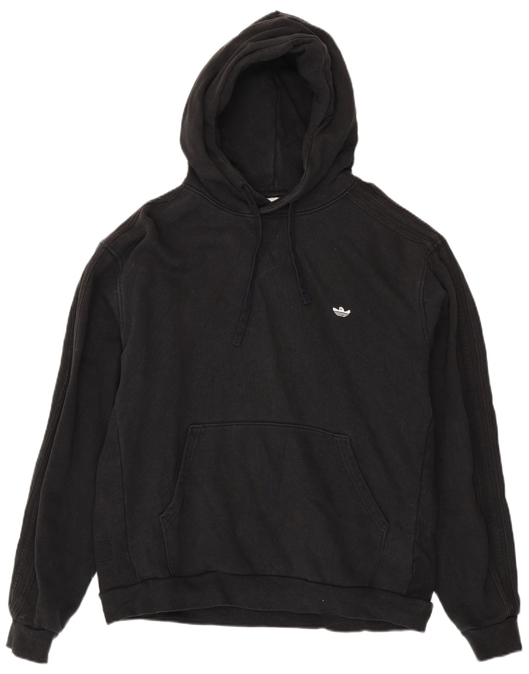 Nike Mens Hoodie Jumper Grande Algodão Preto
