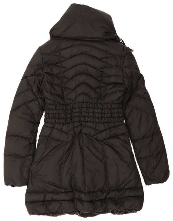 Casaco acolchoado feminino Guess UK 8 pequeno poliéster preto