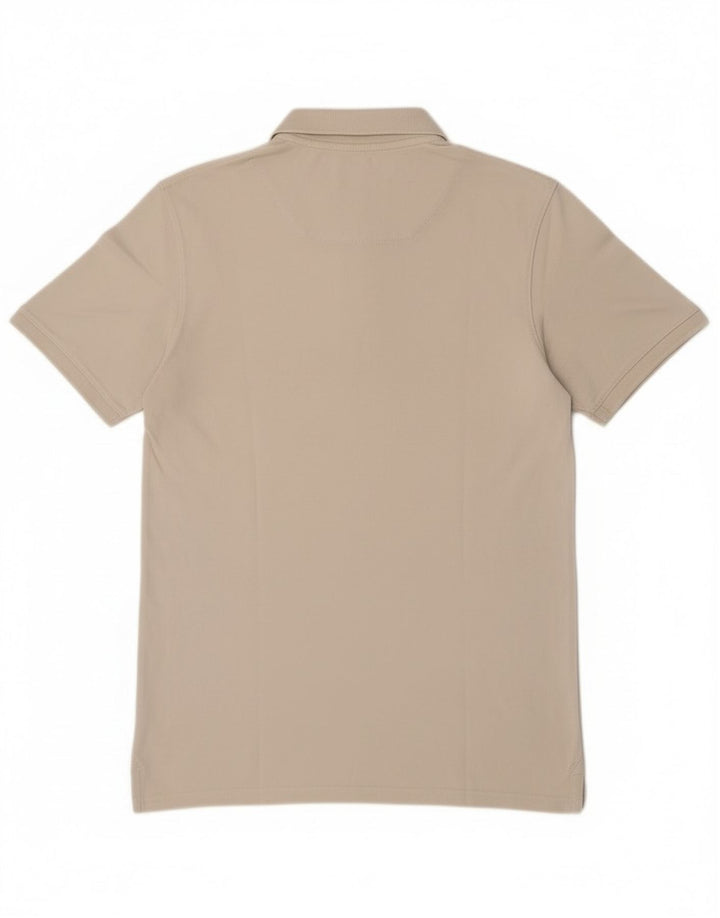 Camisa polo masculina Timberland Slim Fit médio algodão bege