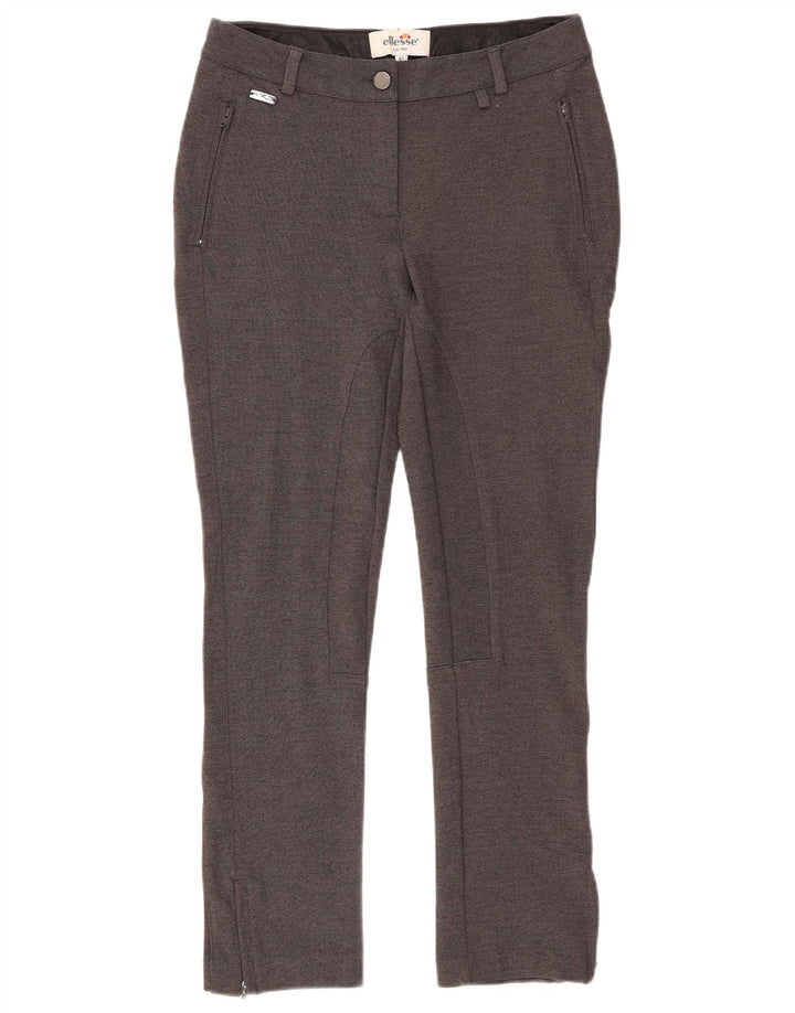Calça chino feminina ELLESSE IT 42 médio W28 L27 cinza rayon