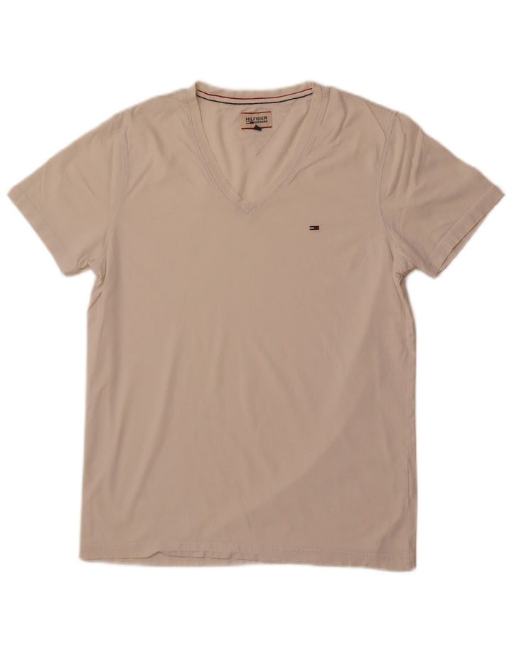 Camiseta masculina TOMMY HILFIGER grande branca
