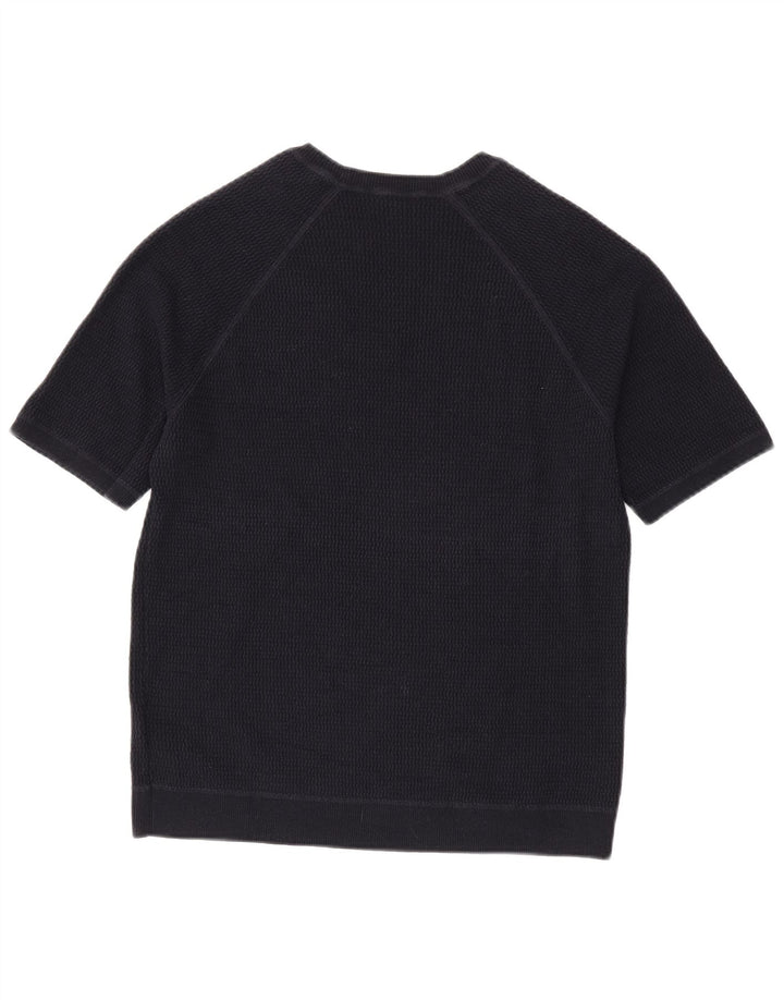 Cos Camiseta Masculina Top Médio Algodão Azul Marinho