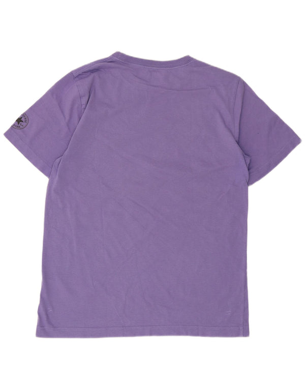 Converse Mens Chuck Taylor Graphic T-Shirt Top XL Algodão Roxo