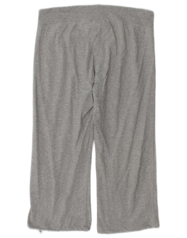 Calça capri feminina Champion UK 10 algodão manchado cinza pequeno