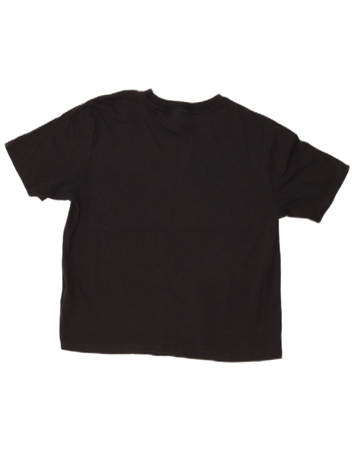 Camiseta Nike Feminina Oversized Graphic Top UK 10 Pequena Algodão Preto