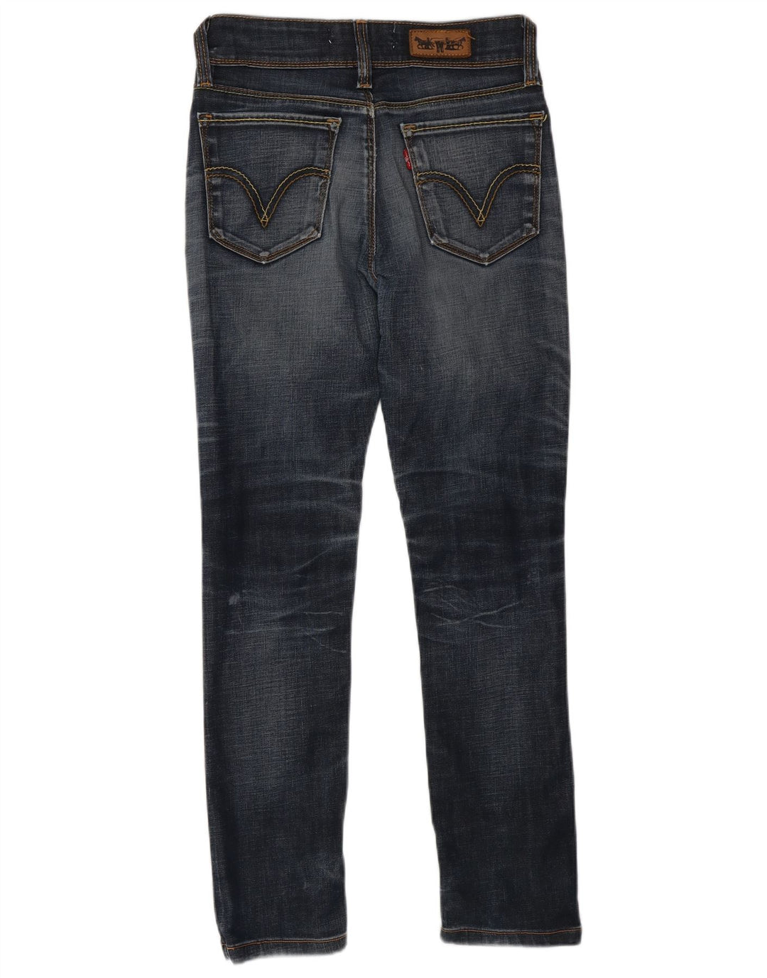 Calça jeans feminina Levi's 471 Slim W26 L34 azul algodão