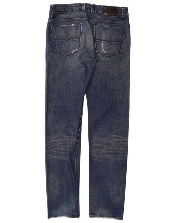Diesel Masculino Keever Tapered Jeans W31 L34 Azul Algodão