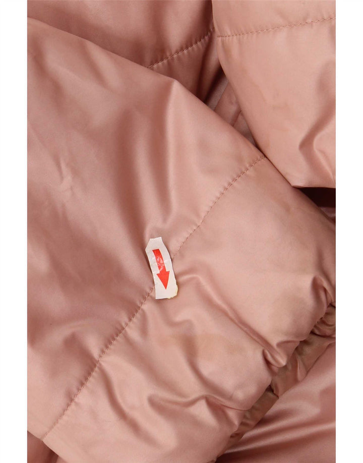 Belfe & Jaqueta feminina acolchoada com capuz grande IT 46 poliéster rosa grande