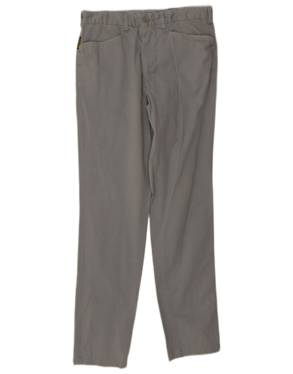 Armani Mens Slim Calça Casual IT 48 Médio W30 L30 Algodão Cinza