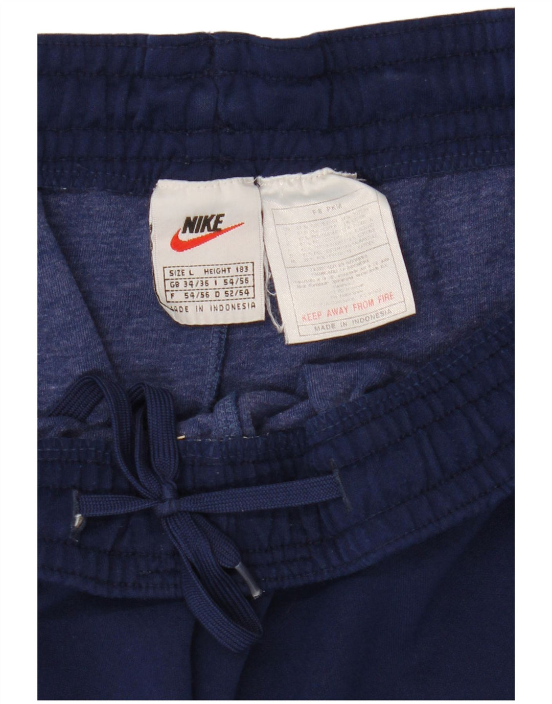 Shorts esportivos masculinos Nike grandes poliéster azul marinho