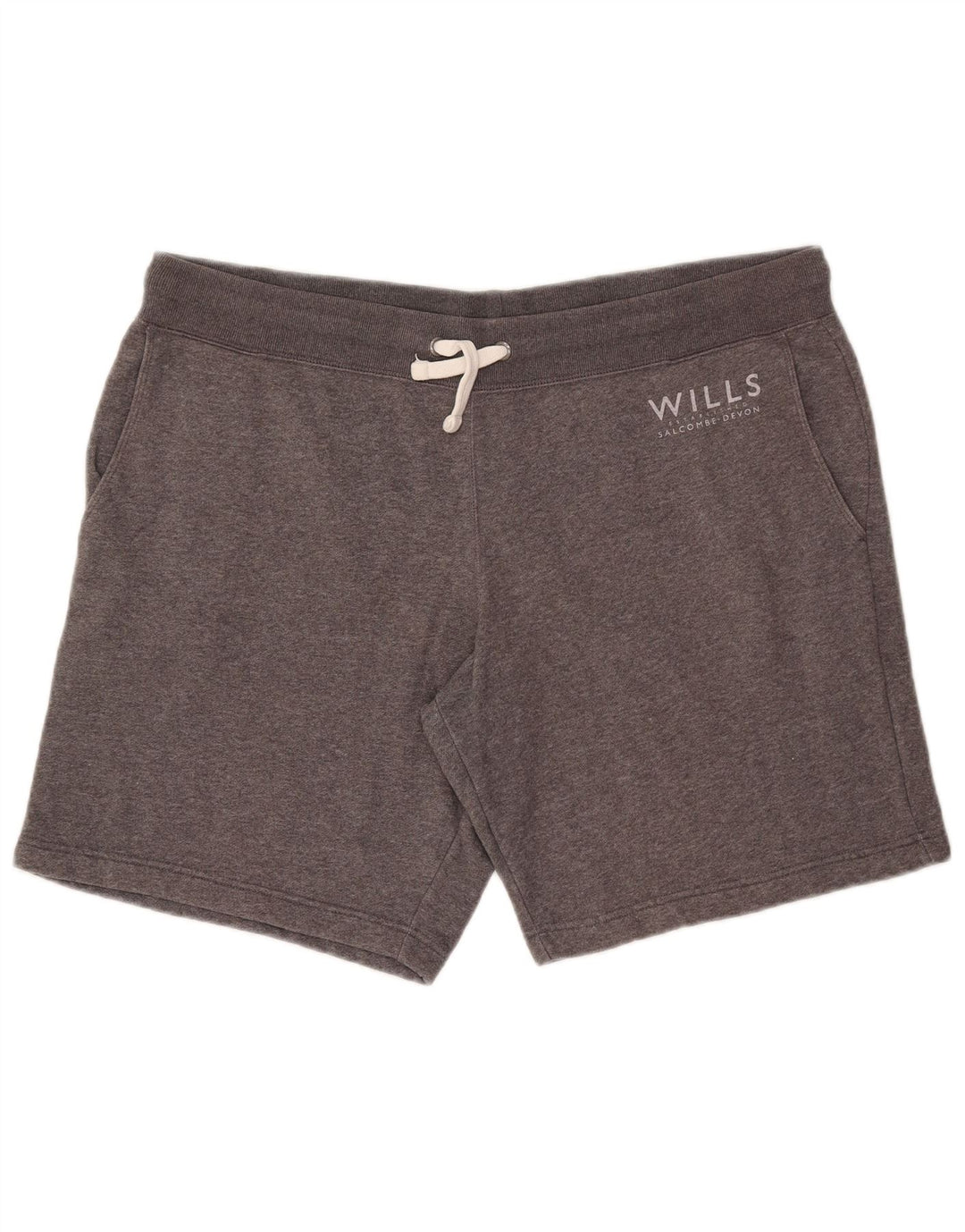 Jack Wills Masculino Salcombe Devon Sport Shorts XL Cinza Algodão