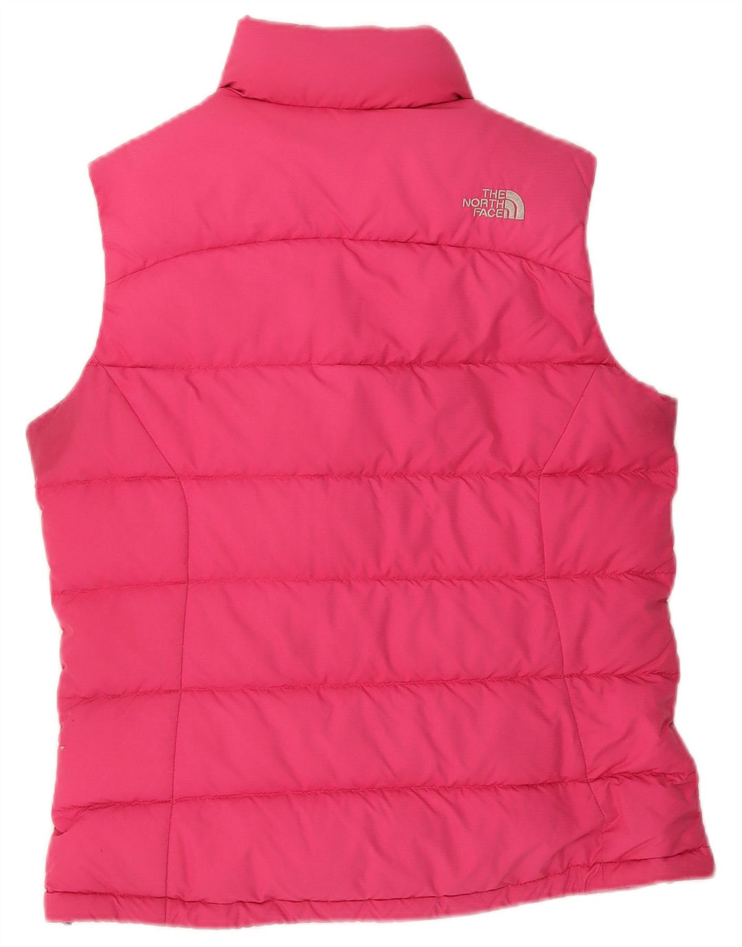 Colete acolchoado feminino The North Face UK 10 pequeno poliéster rosa