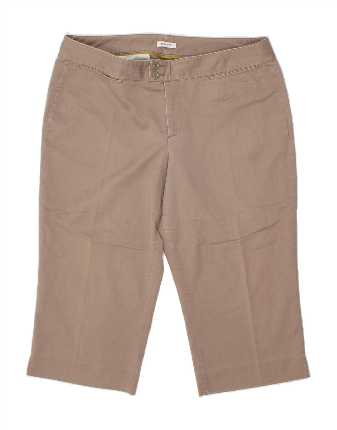 DOCKERS Womens Casual Trousers US 16 XL W38 L20 Beige Cotton Vintage Dockers and Second-Hand Dockers from Messina Hembry 