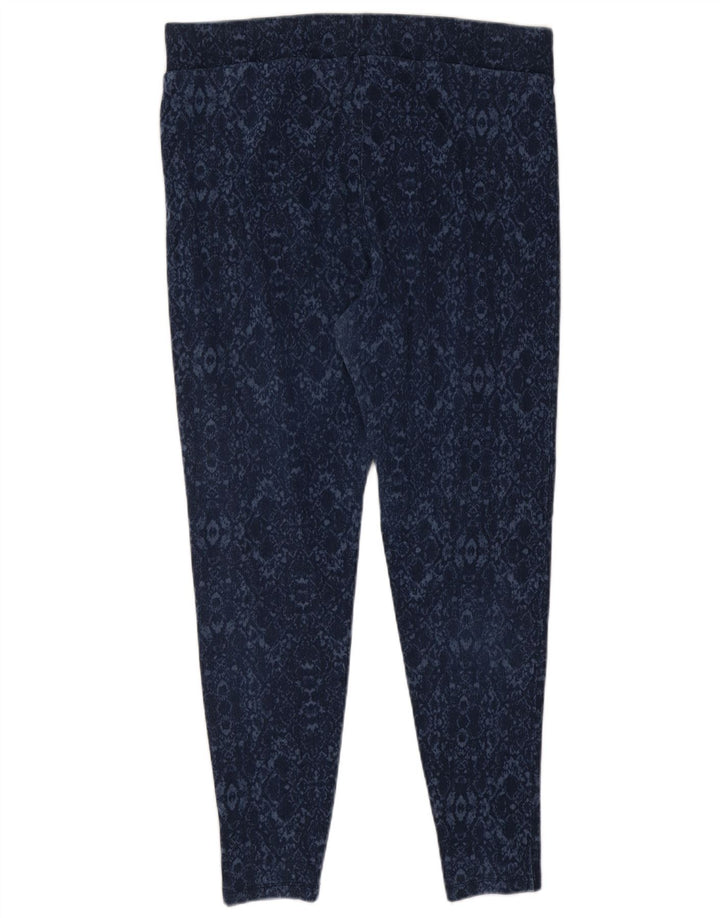 Leggings Marks & Spencer Mulher UK 18 XL Azul Ikat
