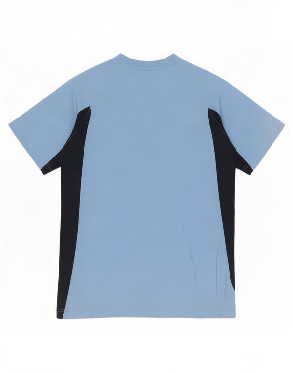 Camiseta Adidas Menino Top 15-16 Anos Azul Colorblock Algodão