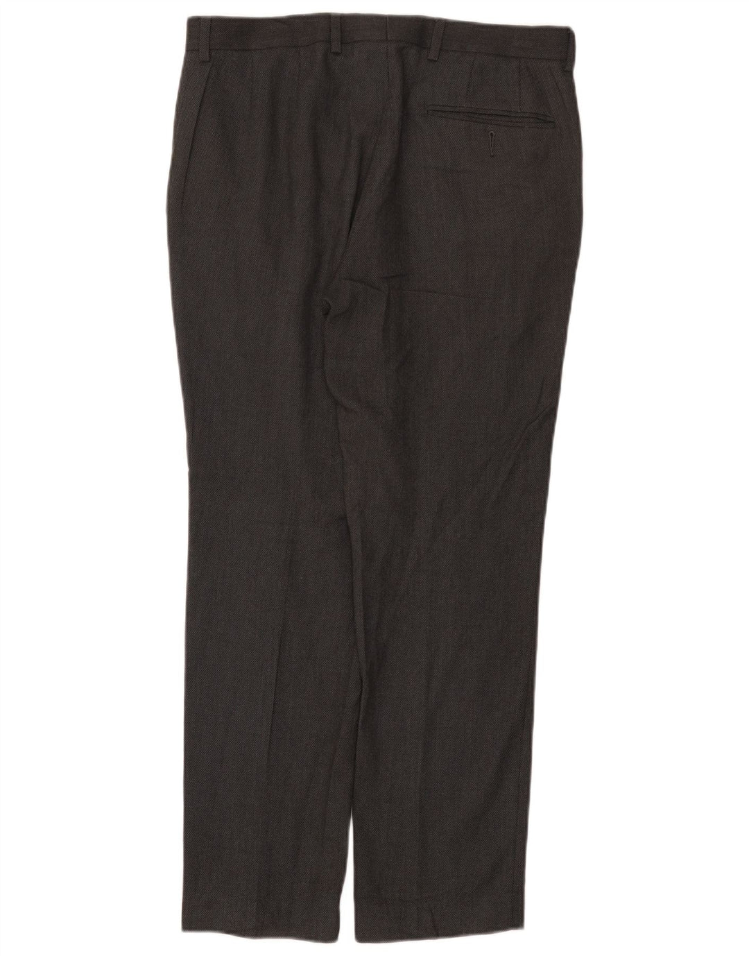 Calça masculina Marks & Spencer Slim Suit W32 L29 cinza poliéster