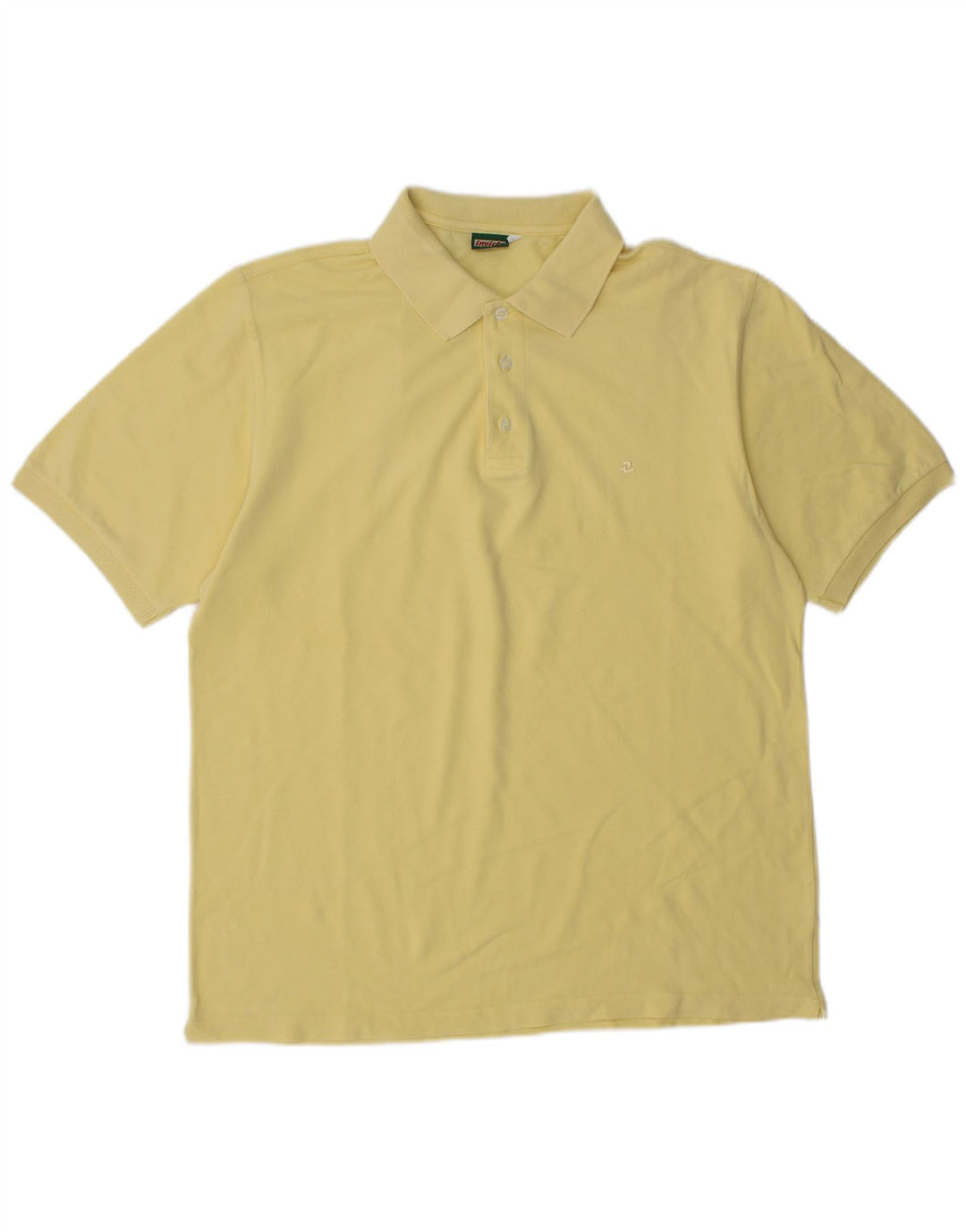 Camisa polo masculina Invicta grande algodão amarelo