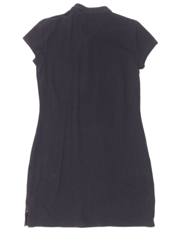 Vestido polo feminino Tommy Hilfiger Slim Fit Reino Unido 14 grande algodão azul marinho