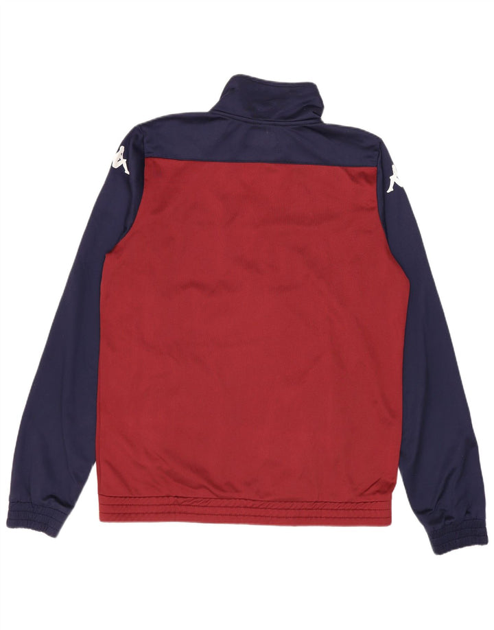 Kappa Mens Treino Top Jaqueta Pequena Azul Marinho Colorblock