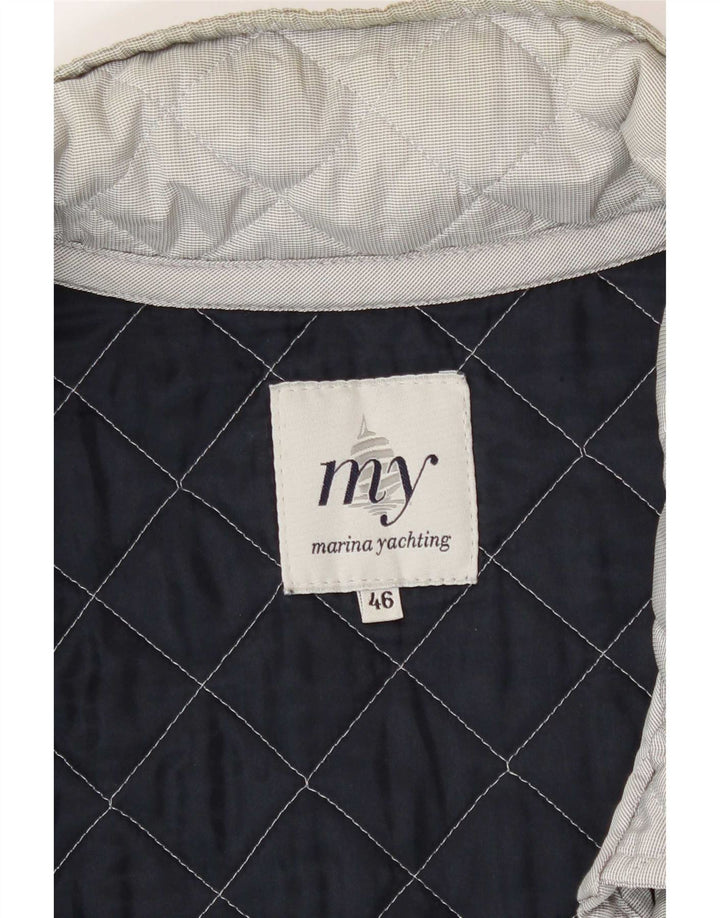 Jaqueta acolchoada feminina Marina Yachting IT 46 cinza grande
