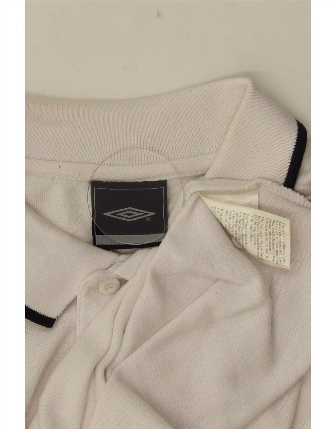Camisa Polo Masculina Umbro Média Branca Poliéster