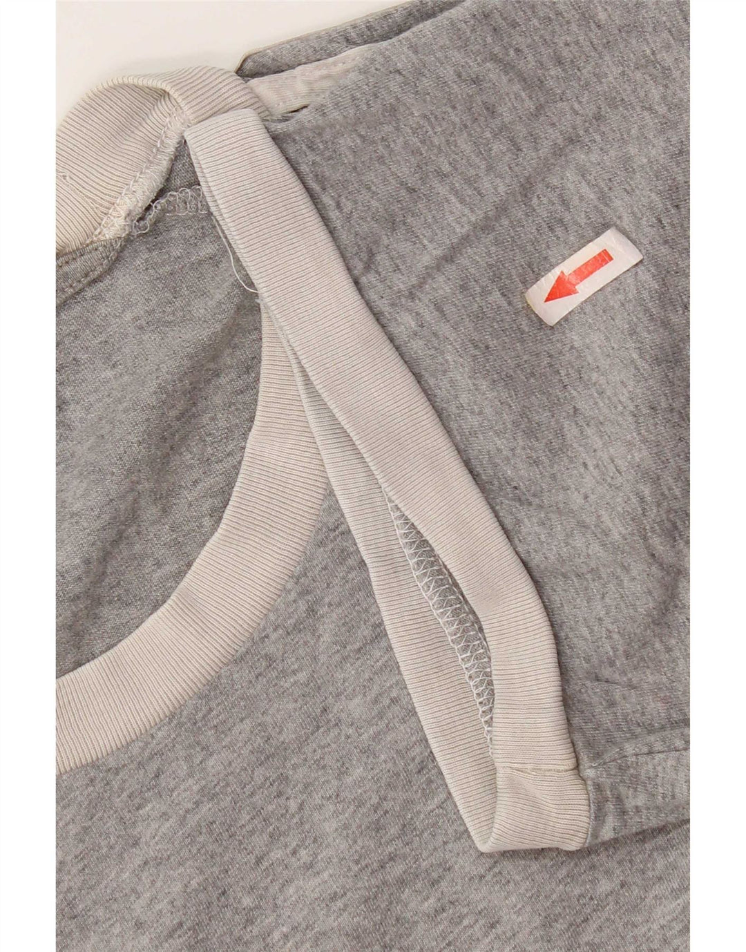 Camiseta masculina Adidas grande algodão colorblock cinza