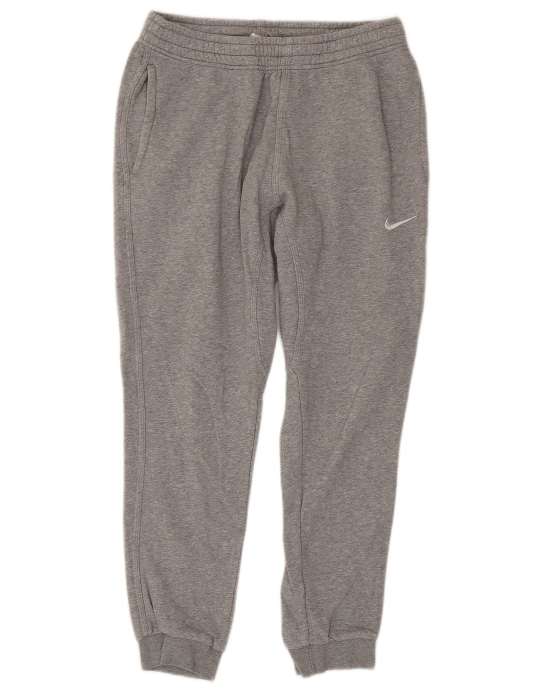Calça de treino masculina Nike joggers cinza médio algodão