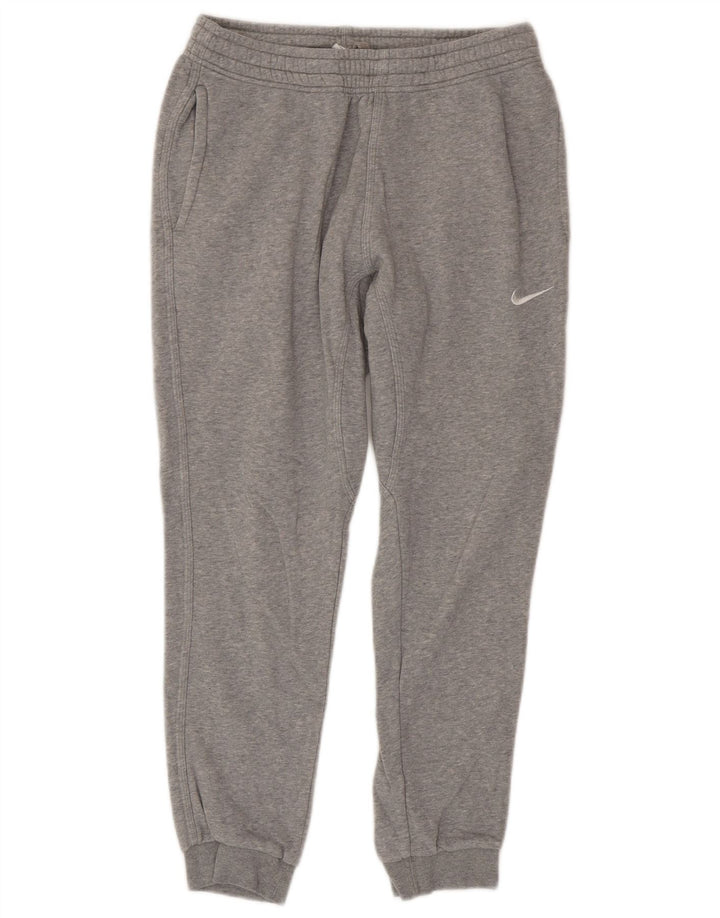Calça de treino masculina Nike joggers cinza médio algodão