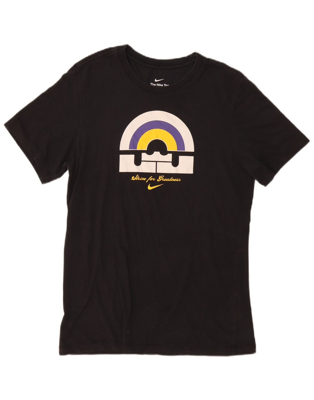 Camiseta Nike masculina gráfica top pequeno preto