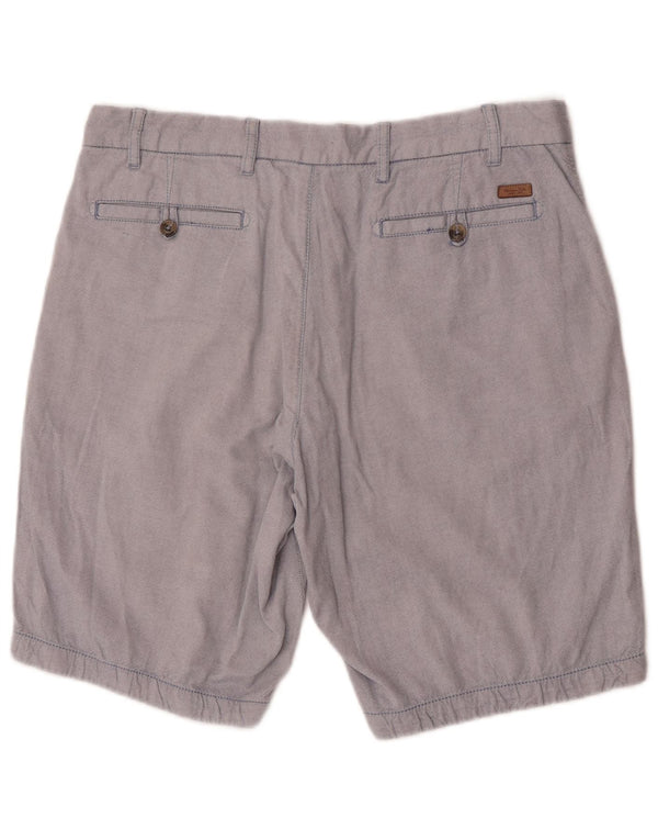 Massimo Dutti Mens Chino Shorts EU 44 Grande W34 Azul