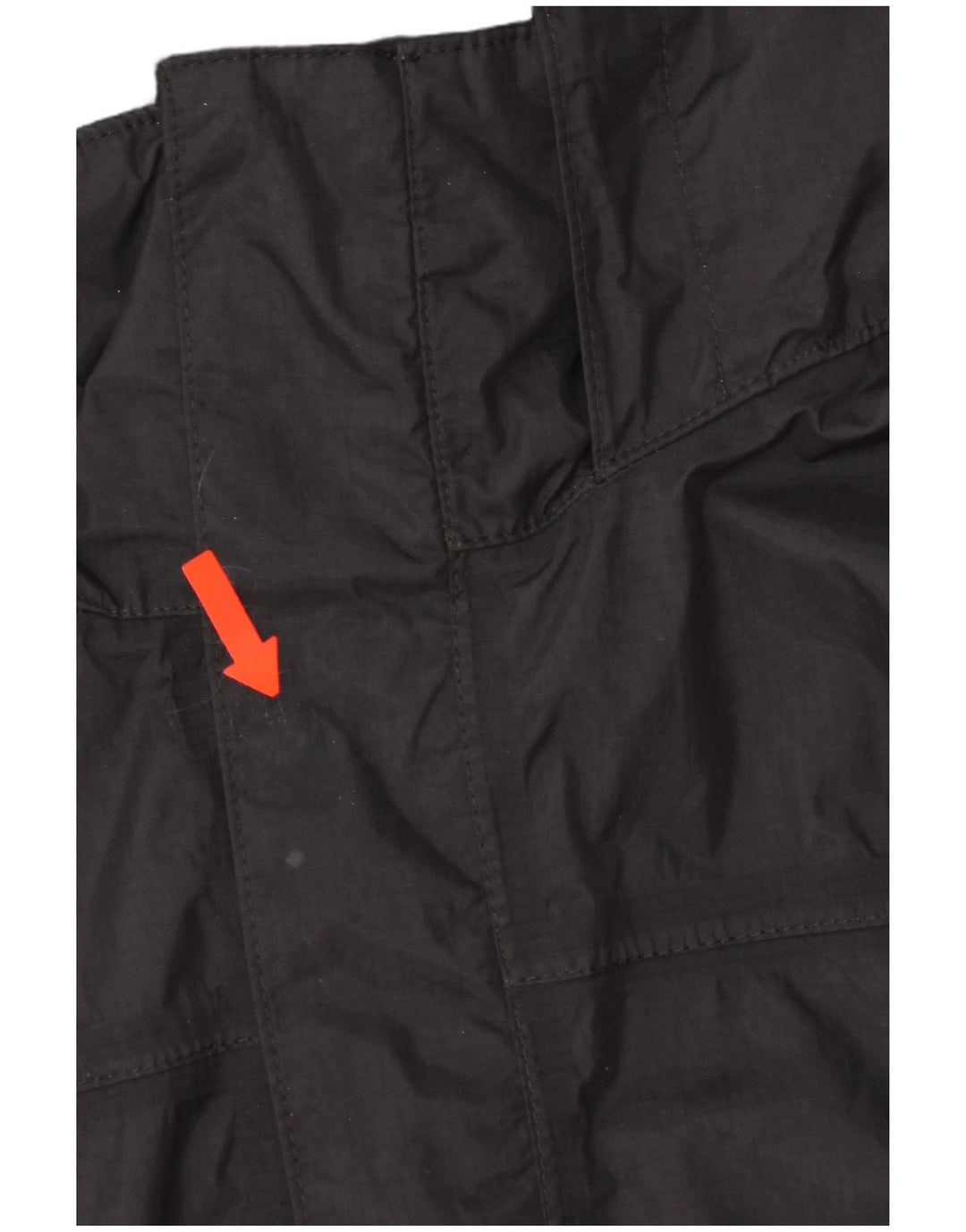 Jaqueta de chuva masculina com capuz The North Face UK 40 grande nylon preto