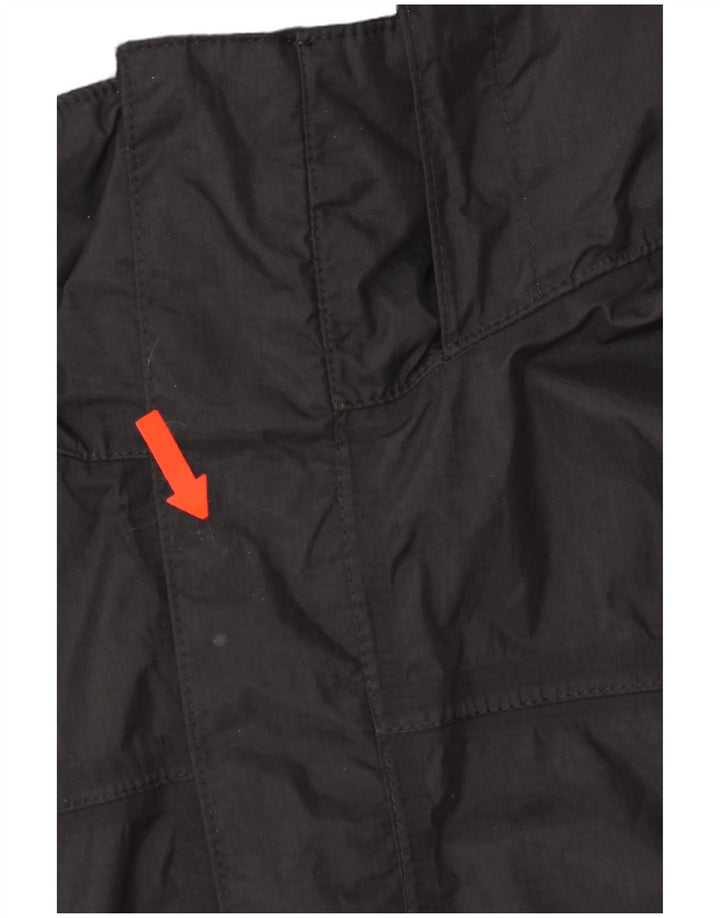 Jaqueta de chuva masculina com capuz The North Face UK 40 grande nylon preto