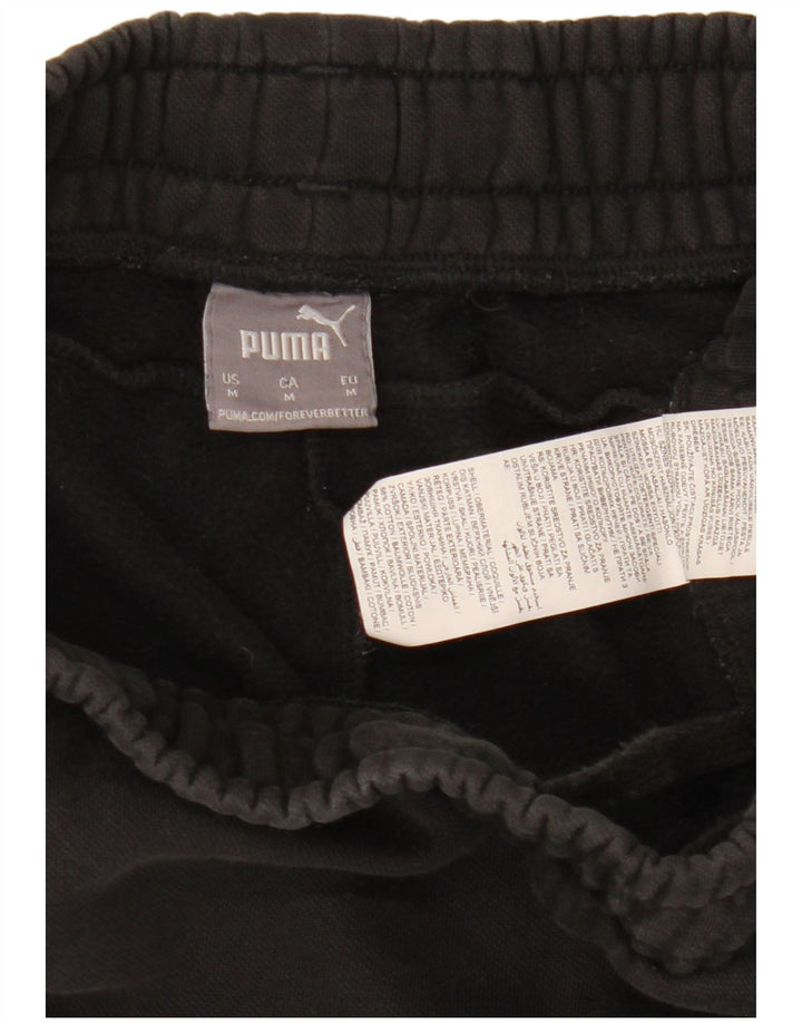 PUMA Mens Calças de treino Joggers Médio Algodão Preto