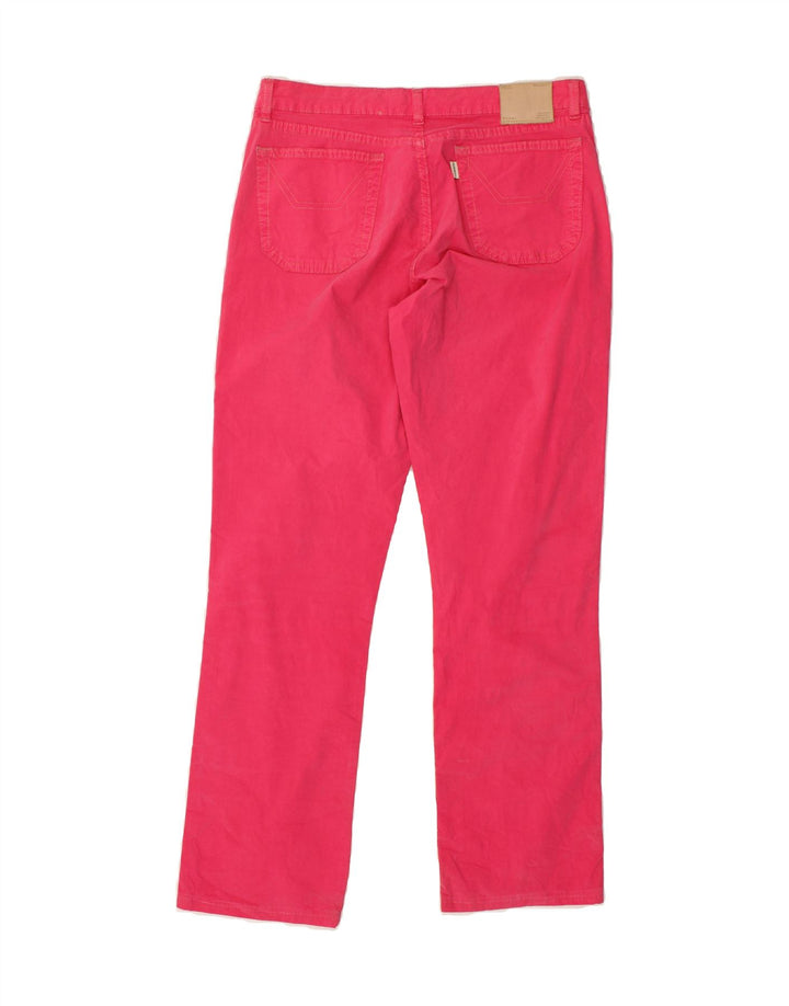 JECKERSON Womens Straight Casual Trousers W31 L29 Pink Cotton Vintage Jeckerson and Second-Hand Jeckerson from Messina Hembry 