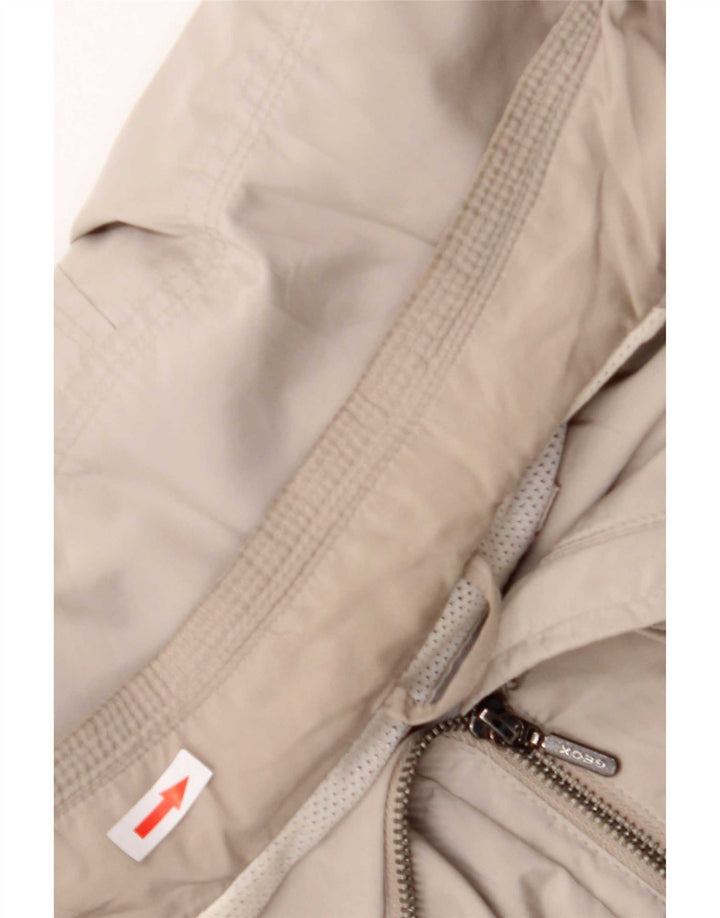 Jaqueta Geox Feminina Respira Utility UK 14 Grande Poliéster Bege