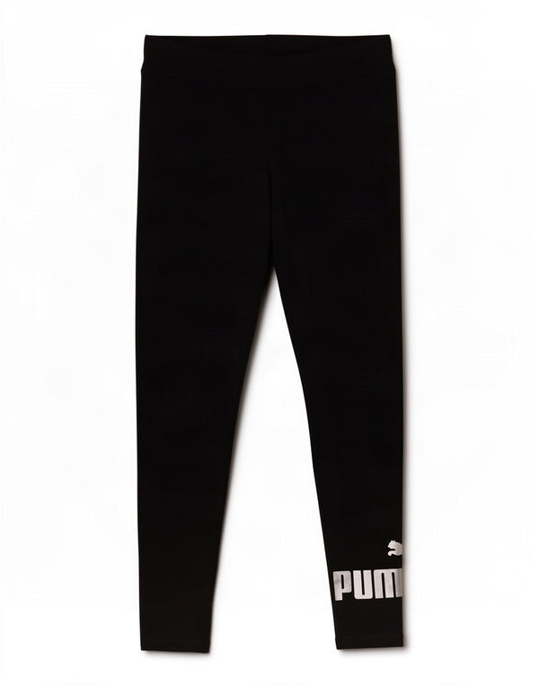 Puma Womens Graphic Leggings UK 14 Medium Black