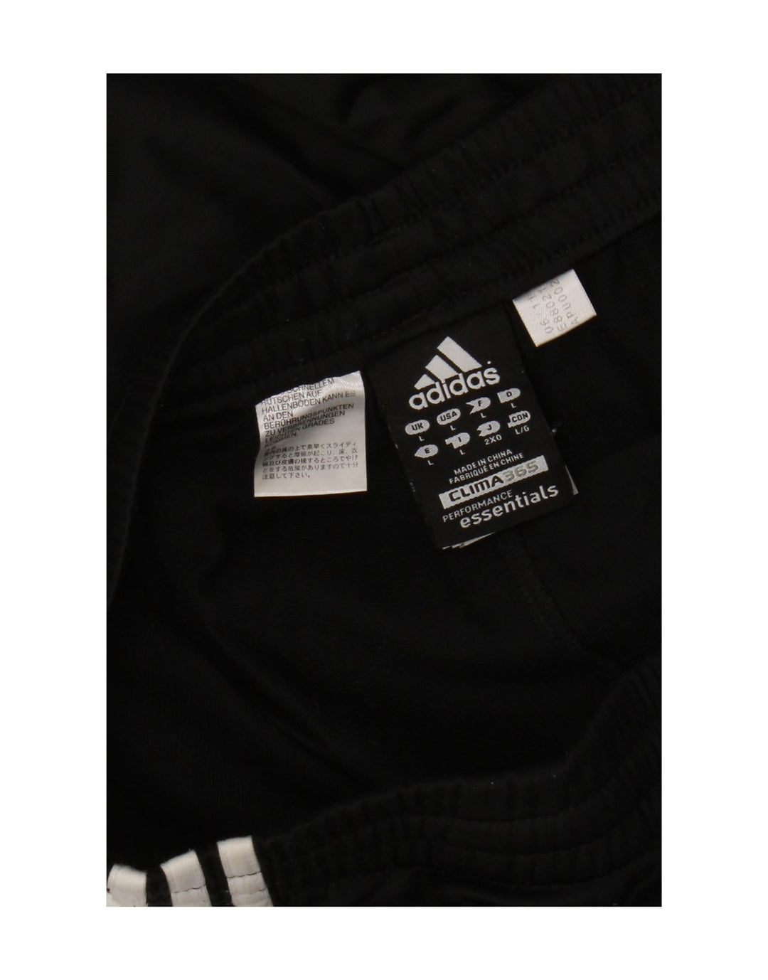 Calça Adidas Mens Clima 365 Treino Grande Poliéster Preto