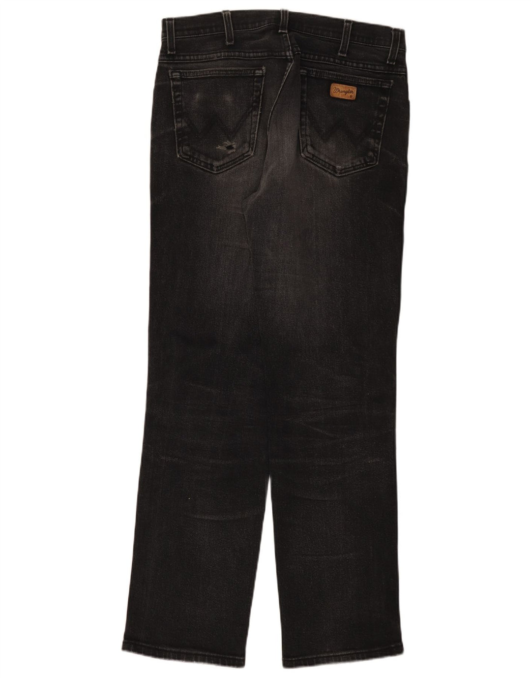 WRANGLER Masculino Texas Stretch Straight Jeans W33 L32 Algodão Preto