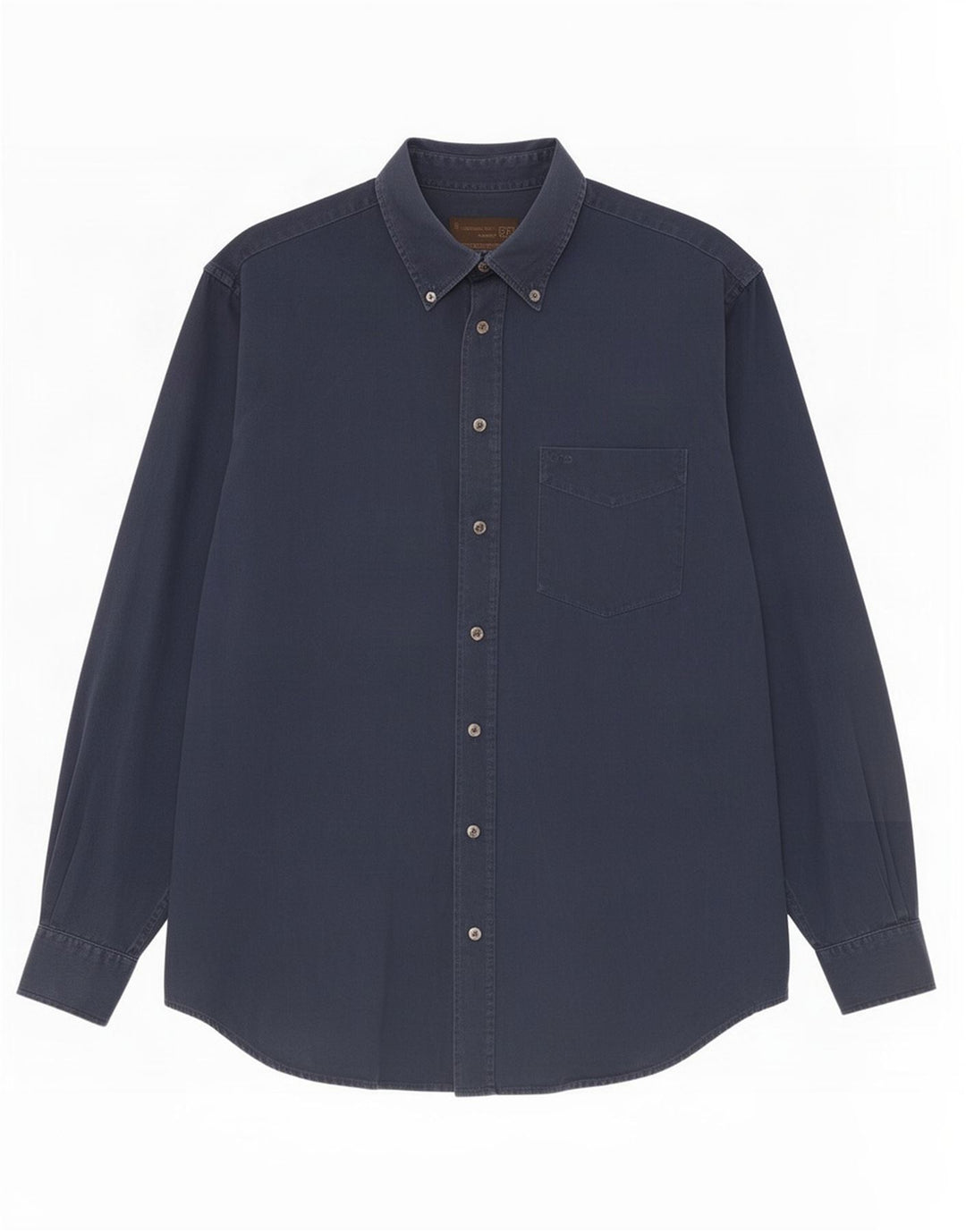 Camisa masculina Gas grande algodão azul marinho