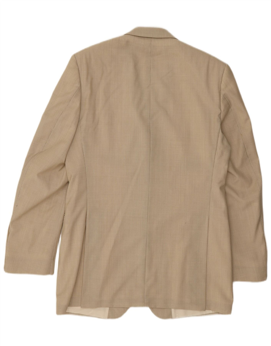 Jaqueta blazer masculina Joop com 2 botões IT 48 lã virgem listrada bege médio