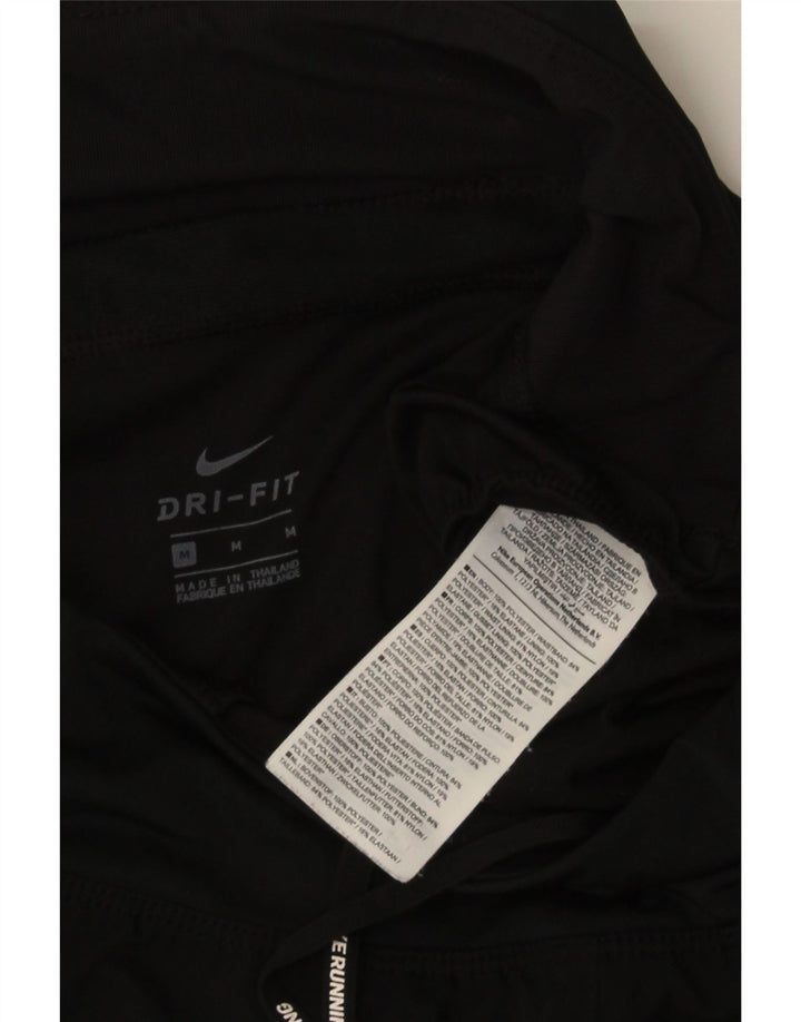 Shorts esportivos femininos NIKE Dri Fit UK 14 médio preto poliéster